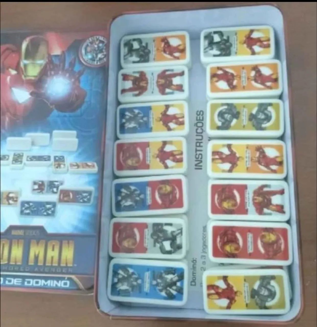 Jogo de dominó só homem de ferro marvel - Foto 2