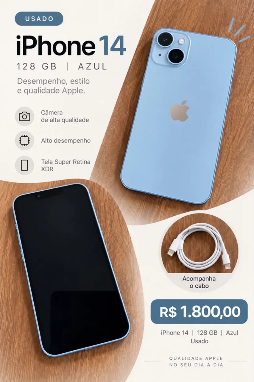 Celular iPhone 14 - Foto 2