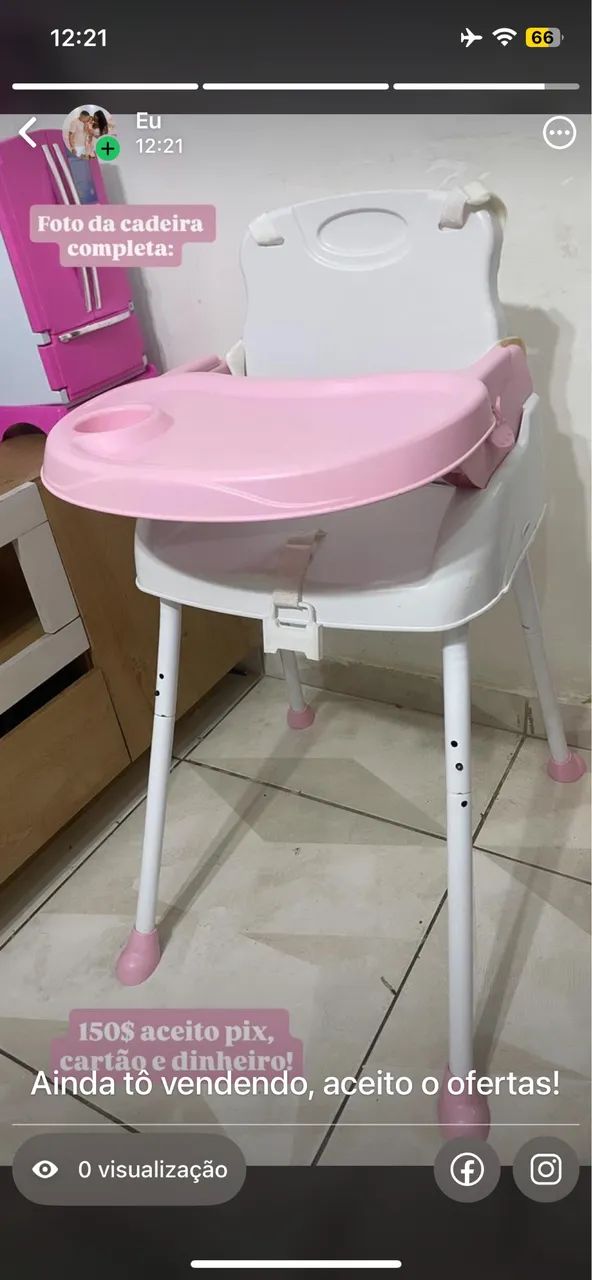 Cadeira de alimentação 