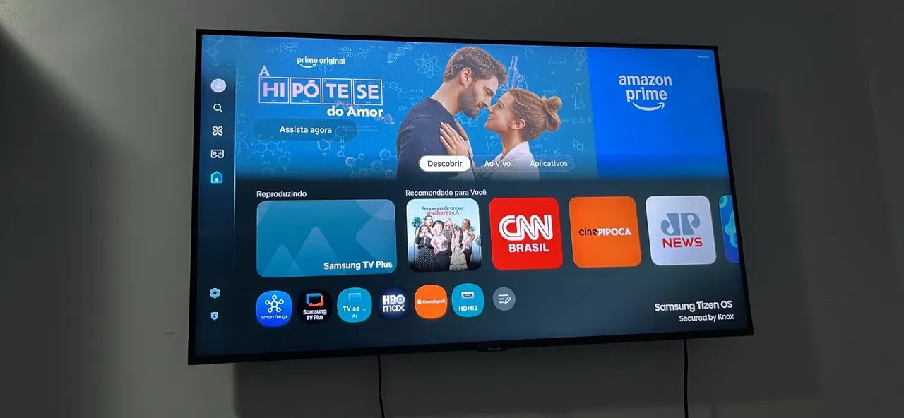 Smart TV Samsung 43" Crystal UHD 4K (CU7700) ? Impecável com Controle - Foto 5