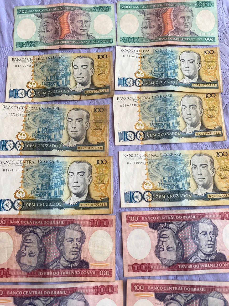 Notas antigas Cruzeiro e cruzado  - Foto 3