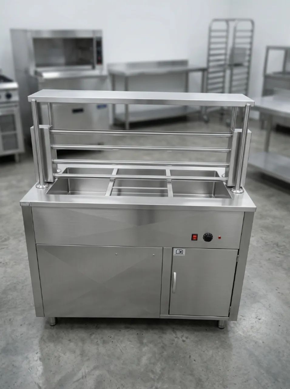 Balcão Aquecido em Aço Inox