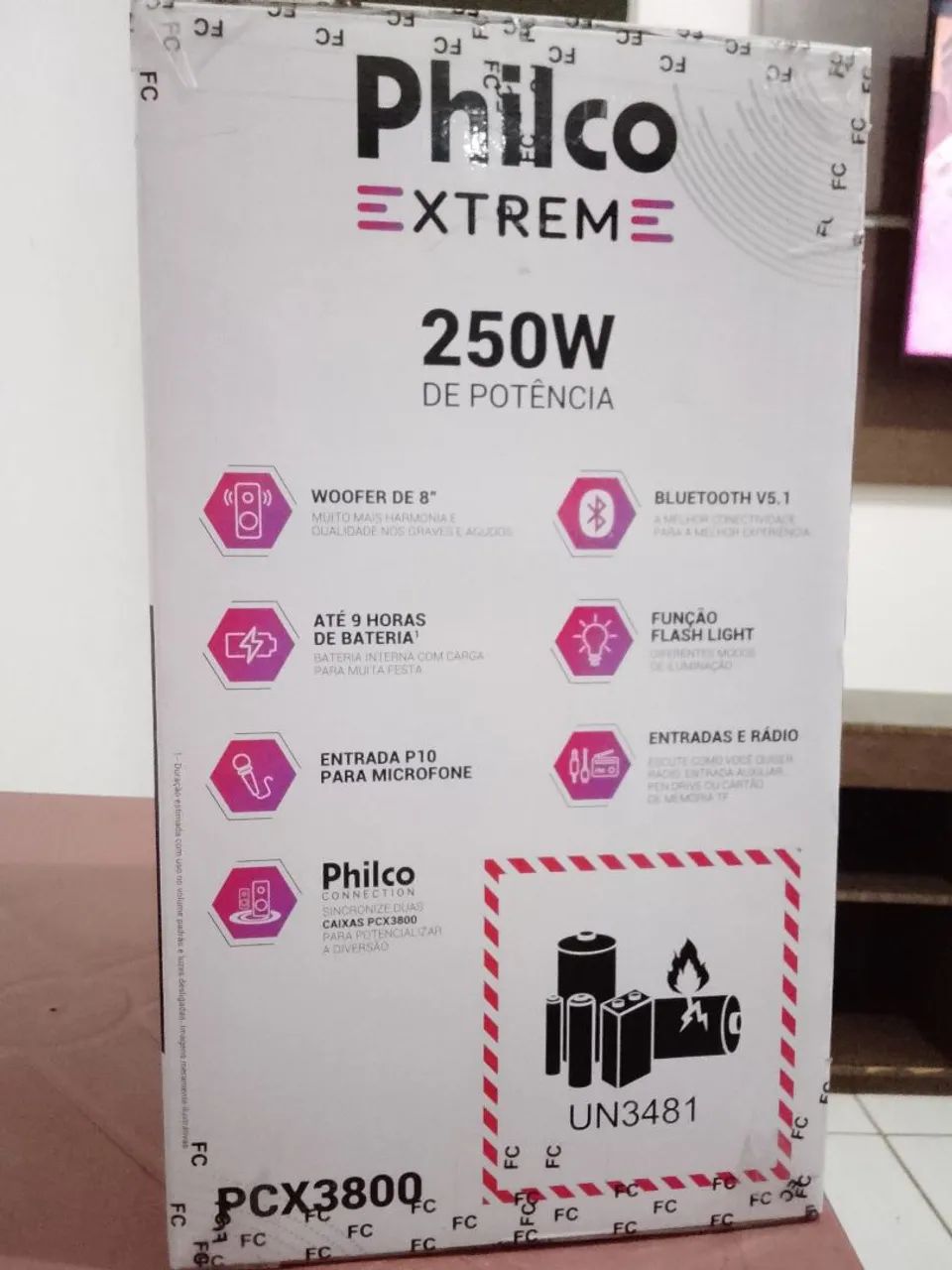 Vendo  Caixa de som amplificada  Nova na caixa  - Foto 2