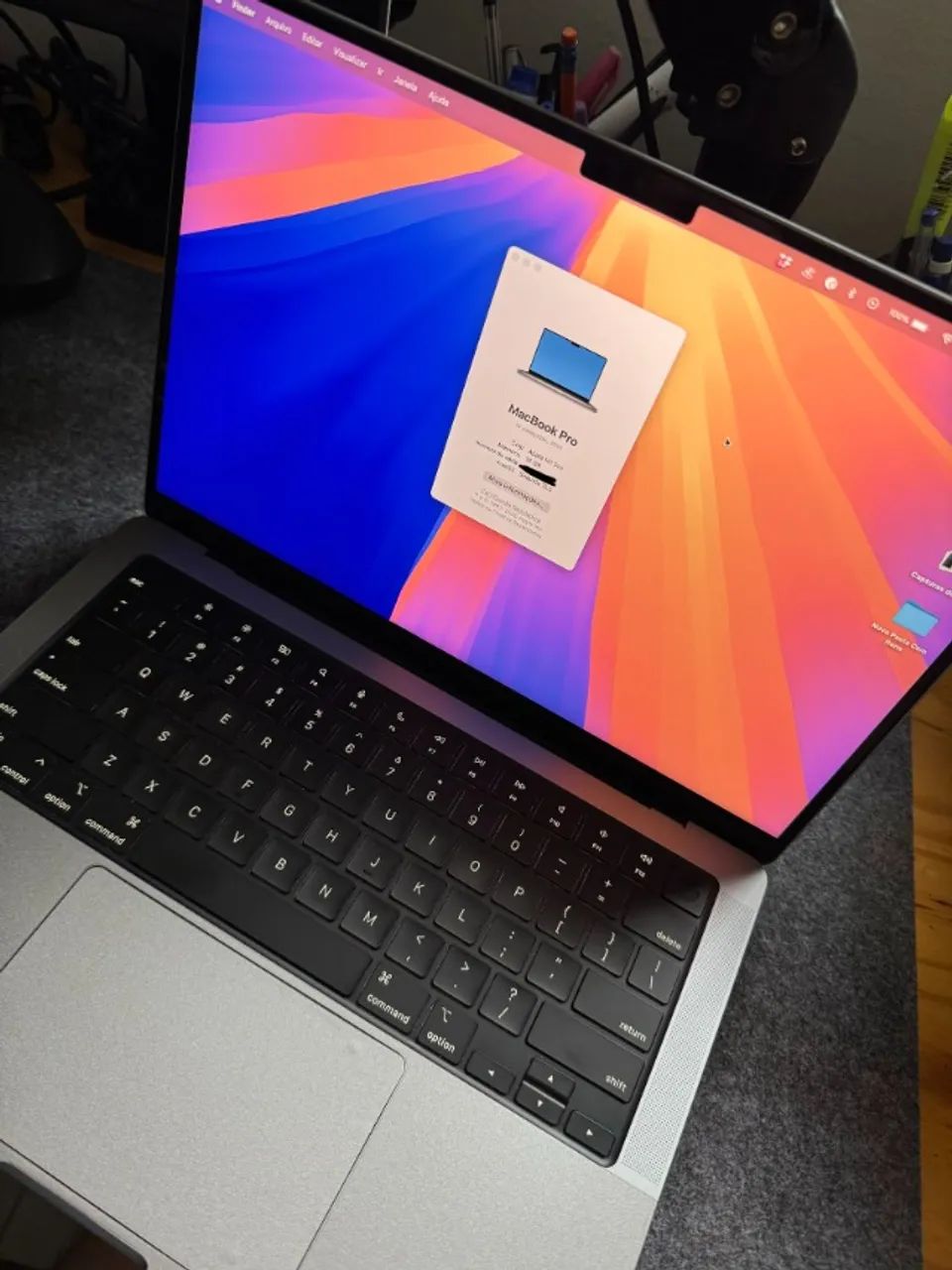 MacBook Pro M1 Pro 16gb 512gb 2021 Estado de novo - Notebooks