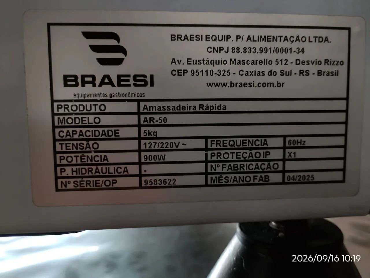 Masseira Braesi AR-50 -5k - Foto 4