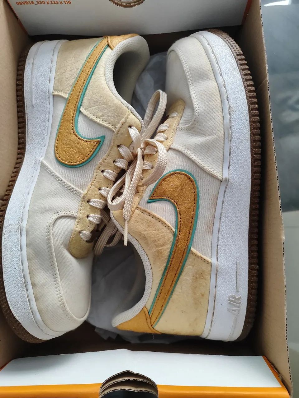 Tênis Nike air force 1 low Happy Pineapple  - Foto 4