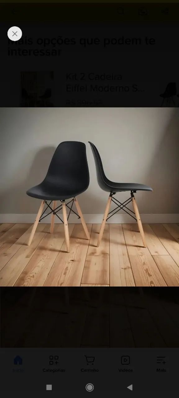 Cadeira Eiffel semi nova - Foto 4