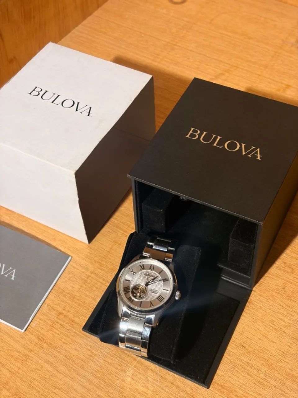 Relógio Bulova Wilton Automático Prata 96A207 - Foto 3