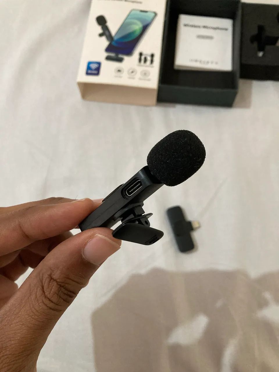 Microfone iPhone Sem Fio - Foto 5