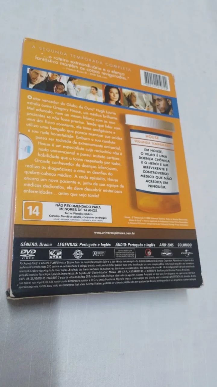 DVD Box House - Segunda Temporada - 6 Discos ( 25329 ) - Foto 3