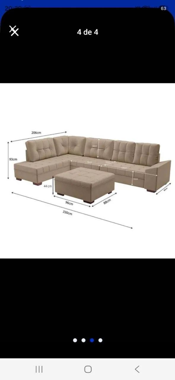 Sofa semi novo  - Foto 3