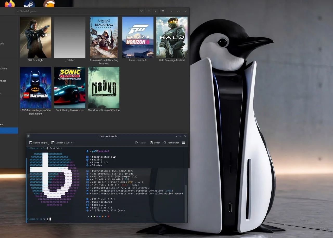 Ps5 desbloqueado 7.61 roda linux  - Foto 4