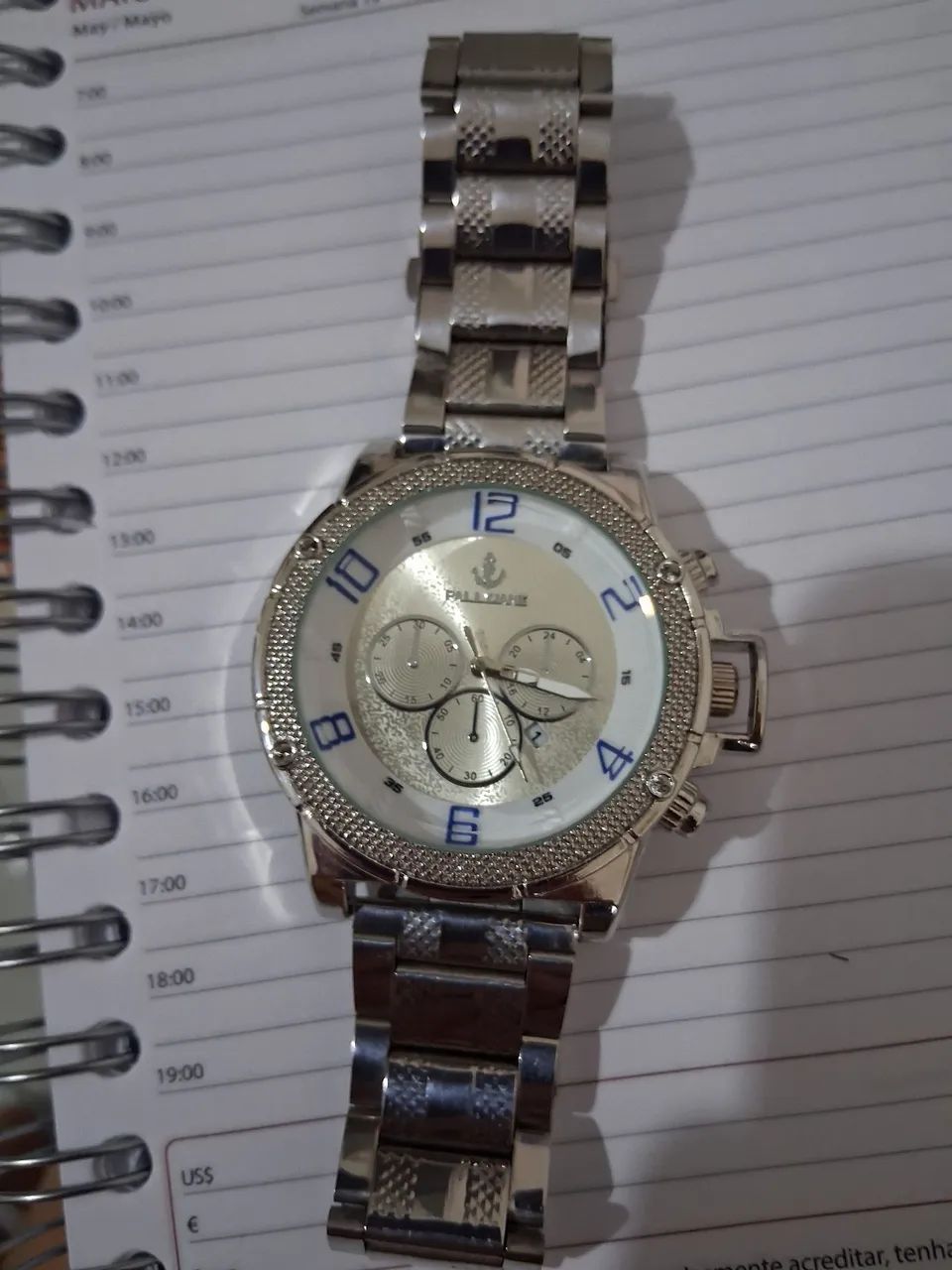 Relógio pallyane com calendario  - Foto 2
