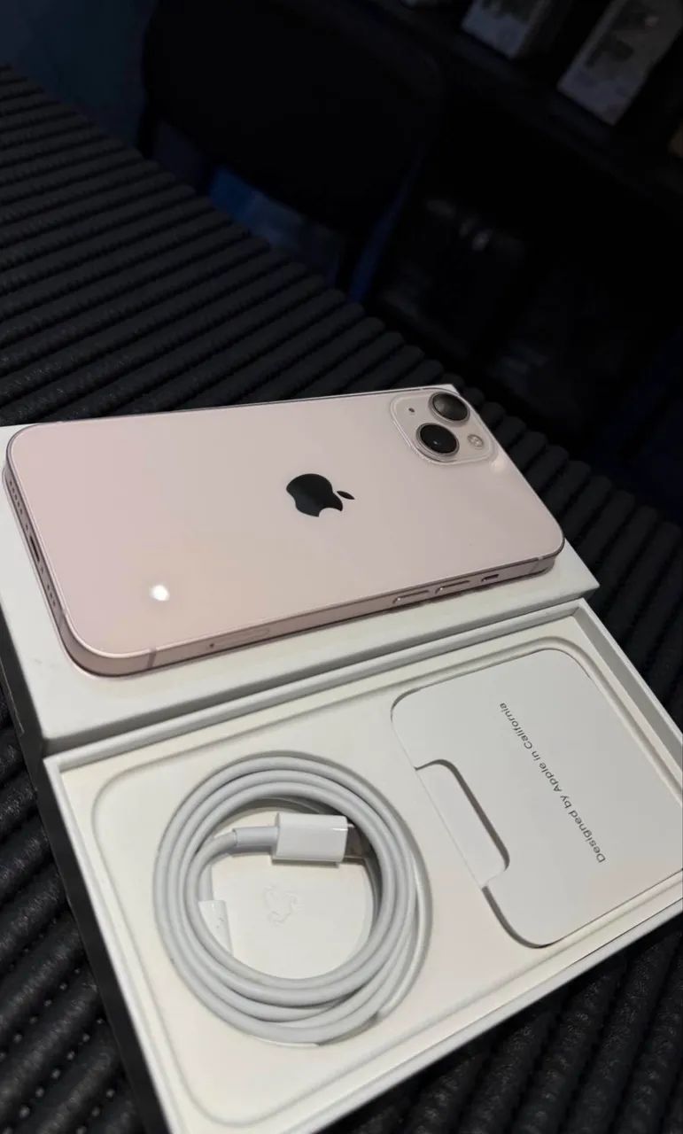 iPhone 13 com caixa e nota novo todo original - Foto 3