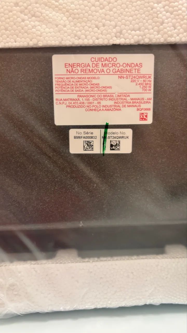 Vendo Micro-ondas Panasonic 21 L branco - Foto 2