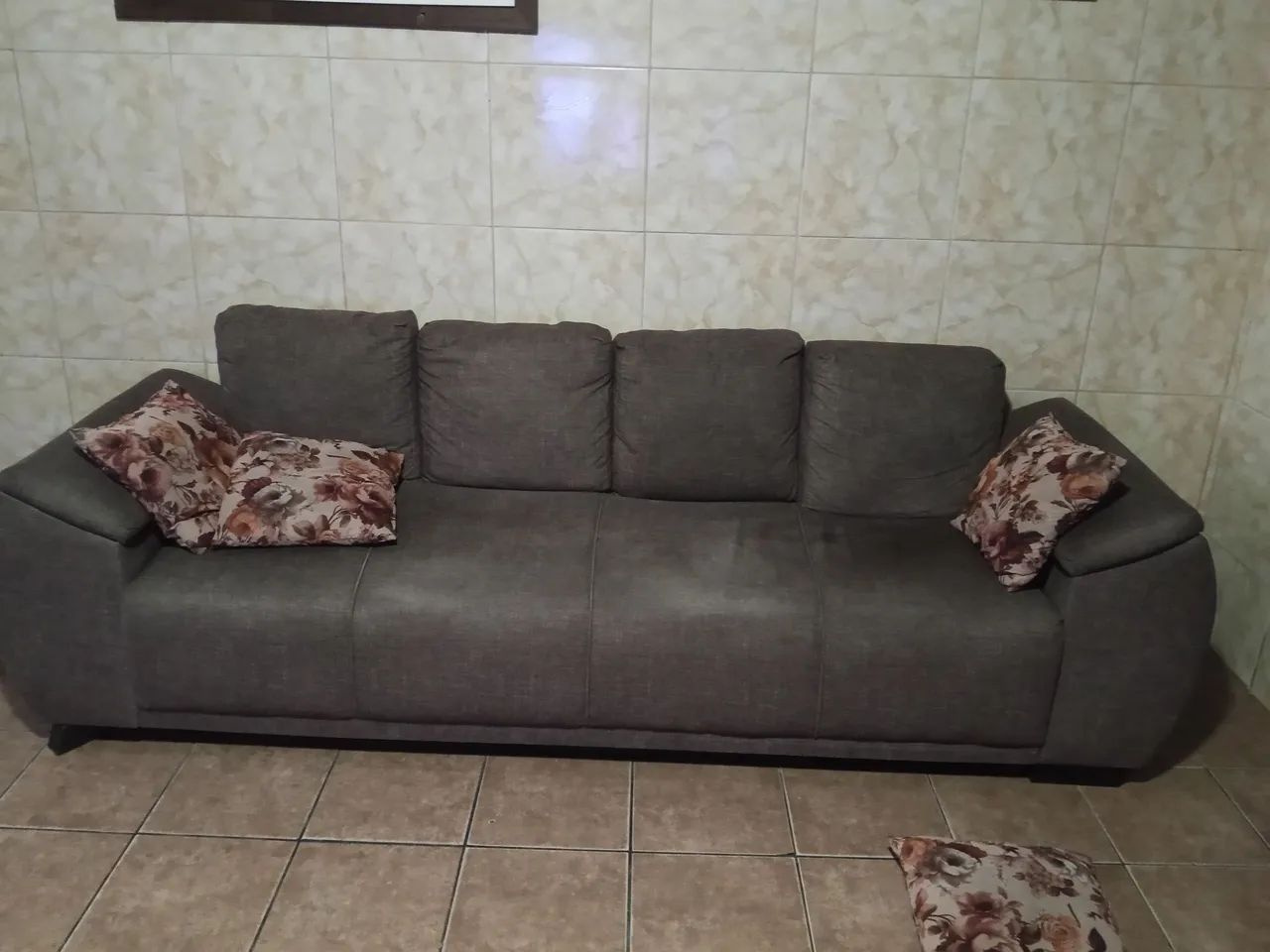 Sofá usado de 4 e 3 lugares  - Foto 2