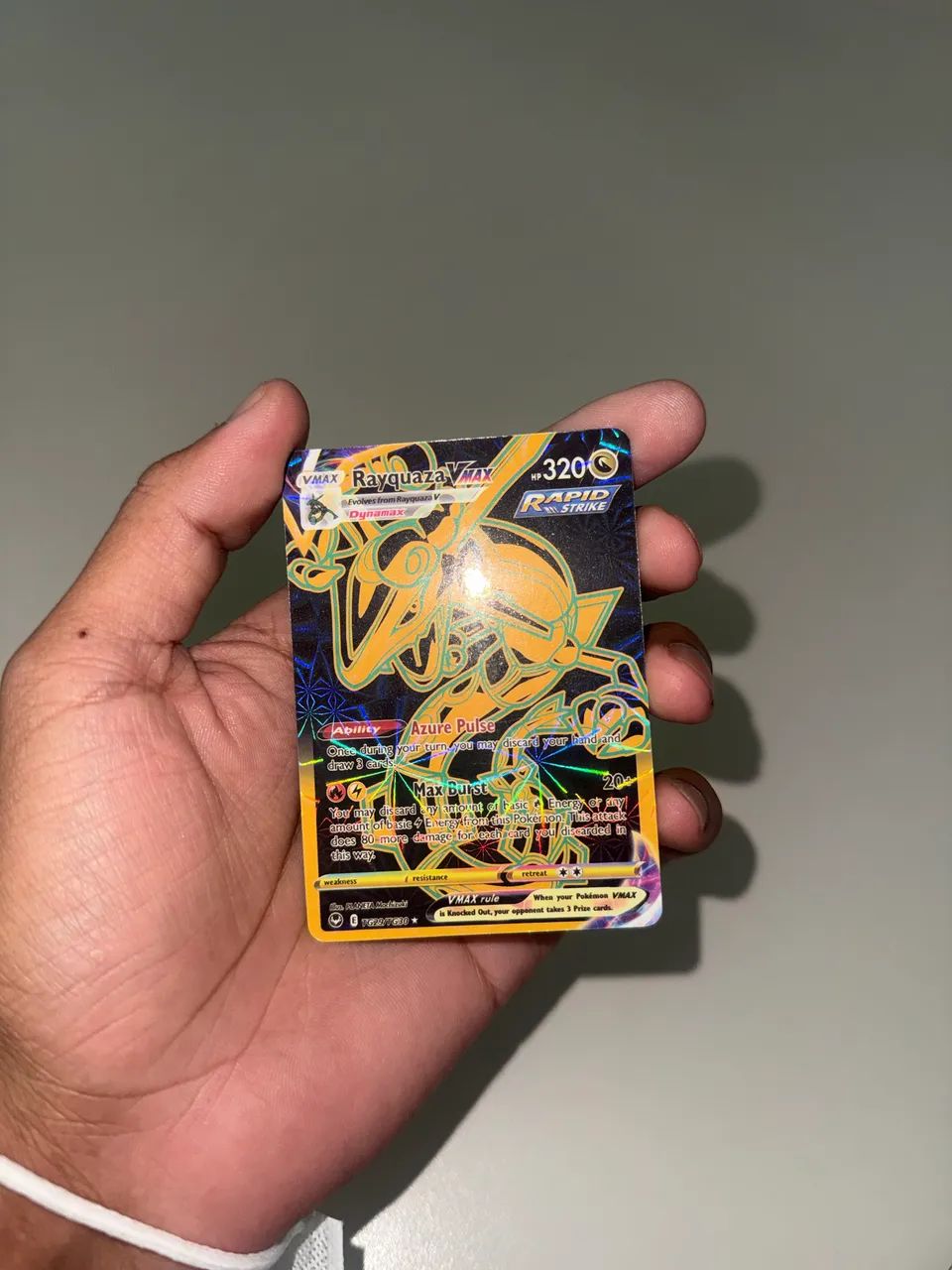Card Pokémon Original Rayquaza Vmax - Foto 2