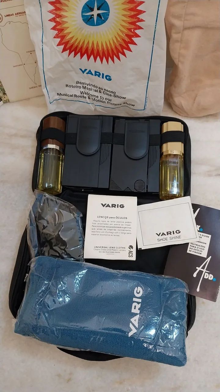 antigo kit da varig contendo necessaire e diversos itens - Foto 2