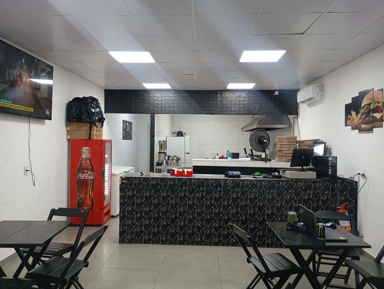 passo operação de hambúrgueria 