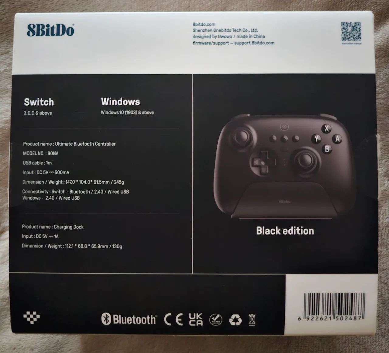 Controle 8BitDo Ultimate Bluetooth - Foto 5