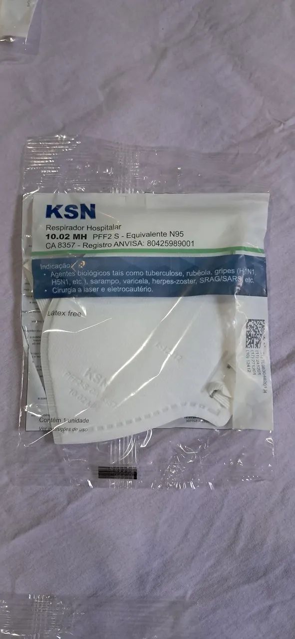 Máscara N95 PFF2 S 1