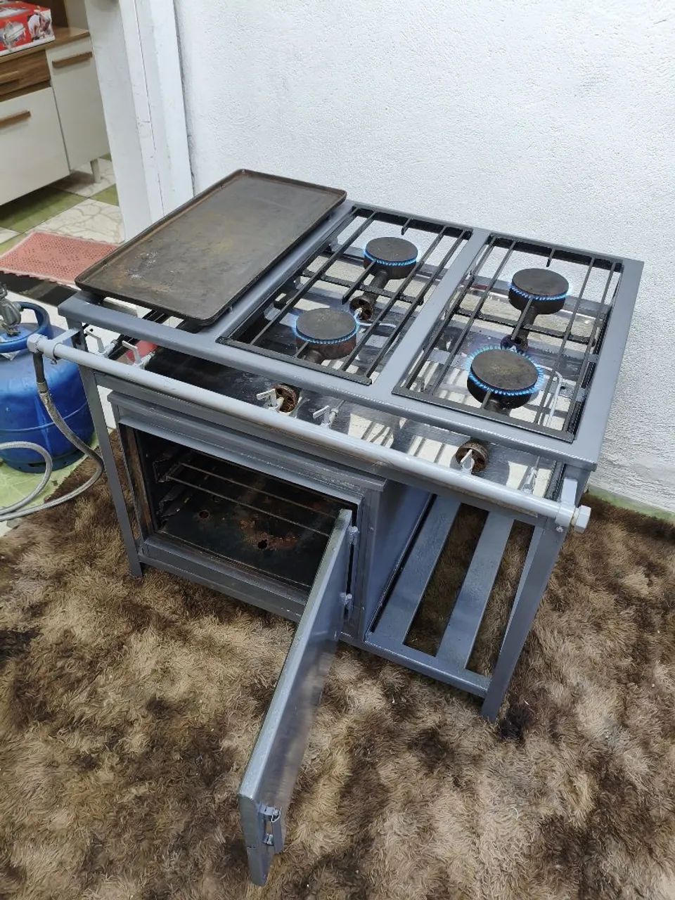 Fogão Usado com Forno e Chapa  - Foto 2