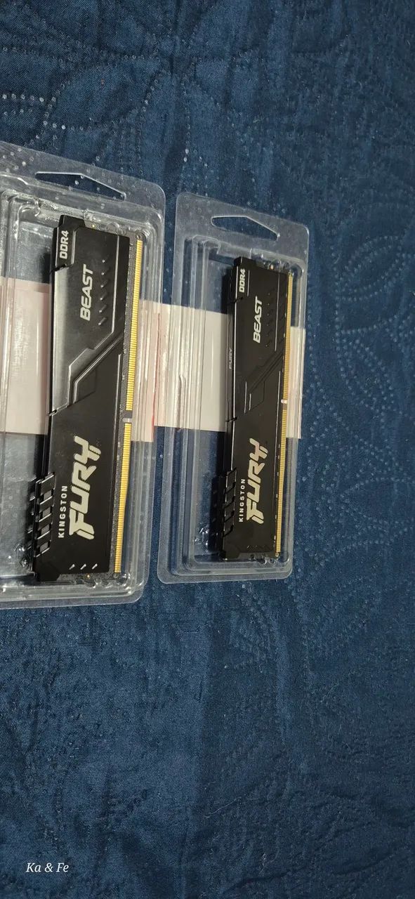 KIT MEMORIA KINGSTON FURY 32GB(2X16GB) 3200Mhz CL16 - Memória RAM