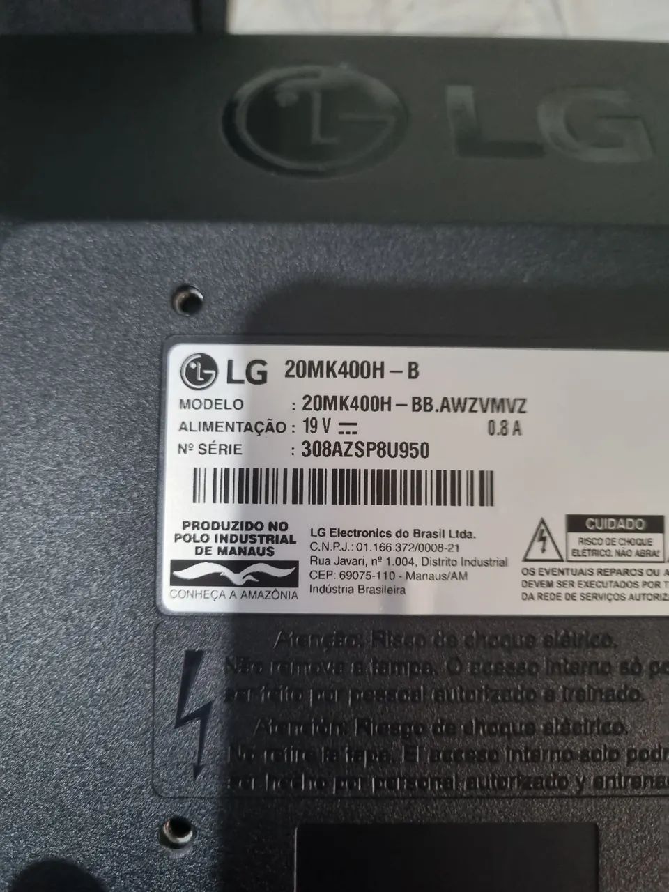 Monitor LG 20 polegadas  - Foto 3