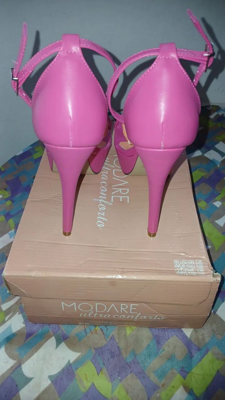 Sandália couro n.35 50,00 - Foto 4