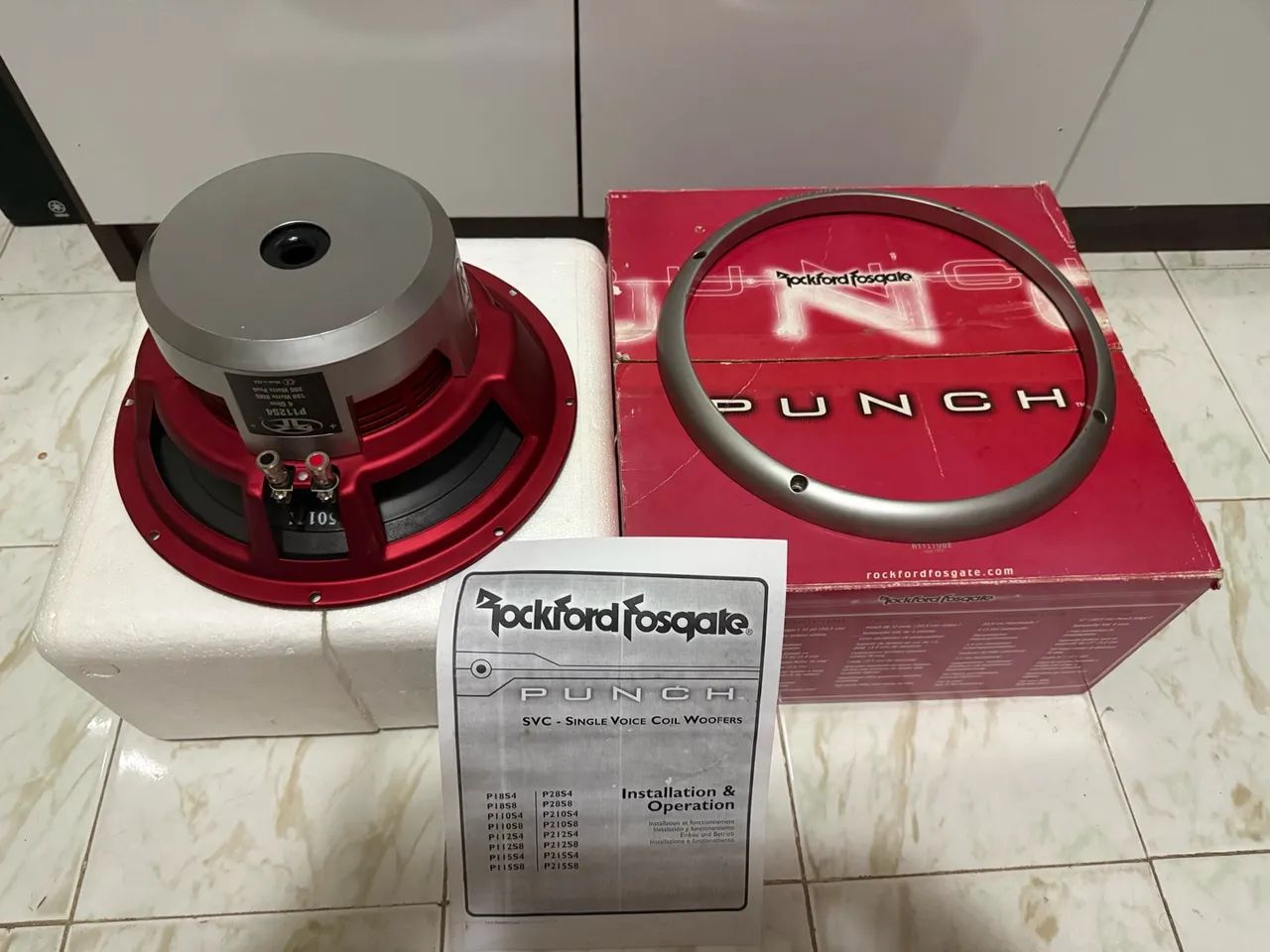 Subwoofer RockfordFosgate 12 polegadas