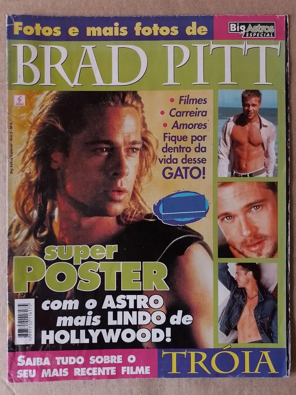 Revistas Pôster Sandy e Júnior e Brad Pitt  - Foto 2