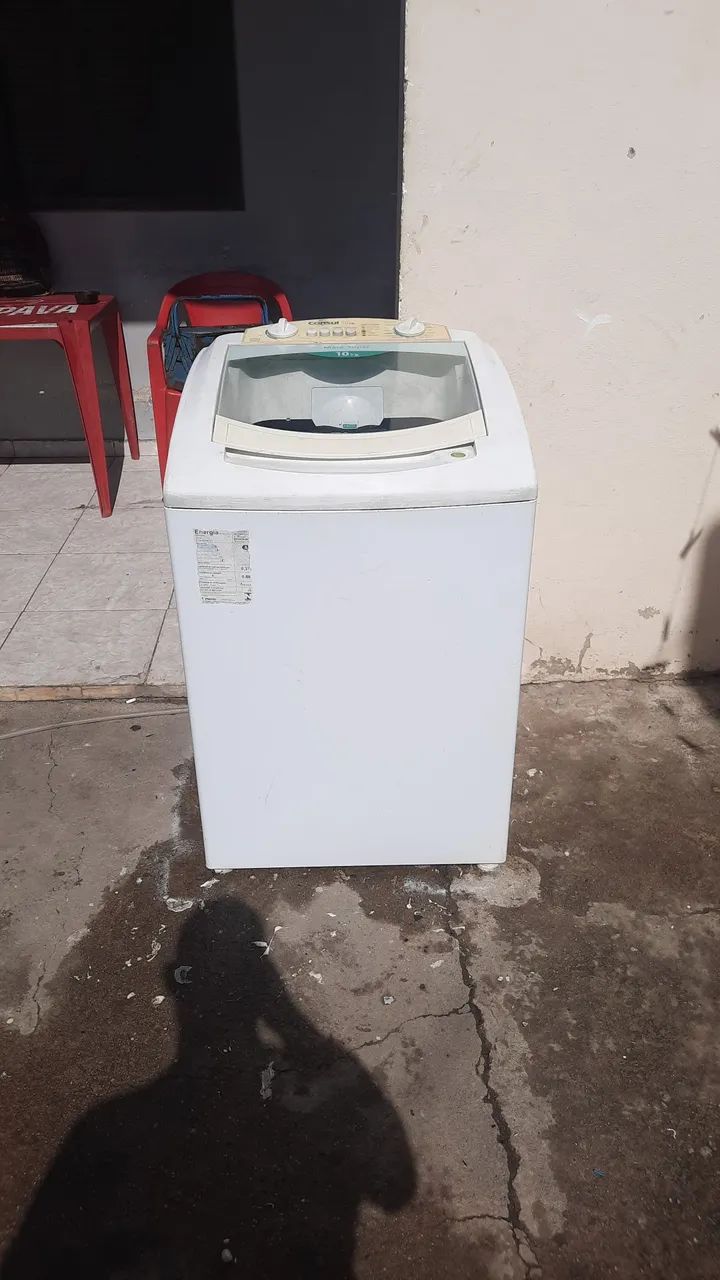 10kg máquina de lavar brastemp automática funcionando perfeitamente 