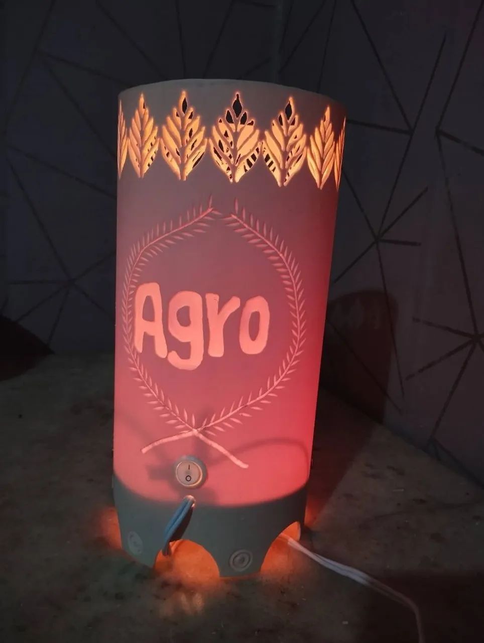 LUMINÁRIA DE PVC TEMA AGRONEGÓCIO  - Foto 2