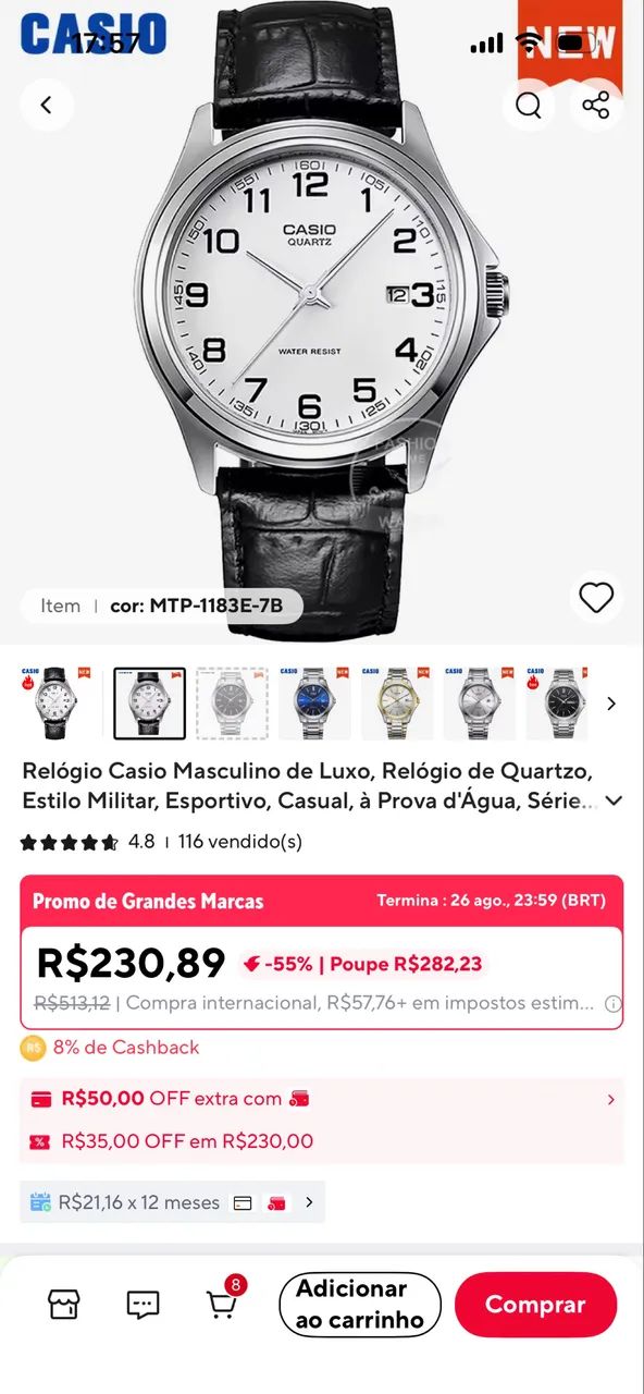 Relógio Casio  - Foto 3