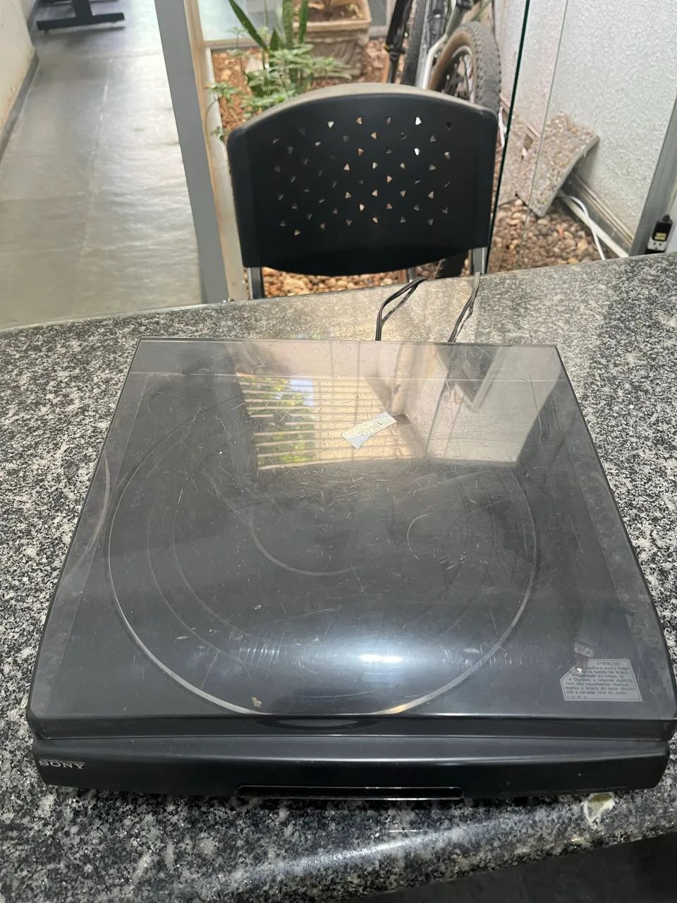 Toca disco Sony com defeito ps-lx56br
