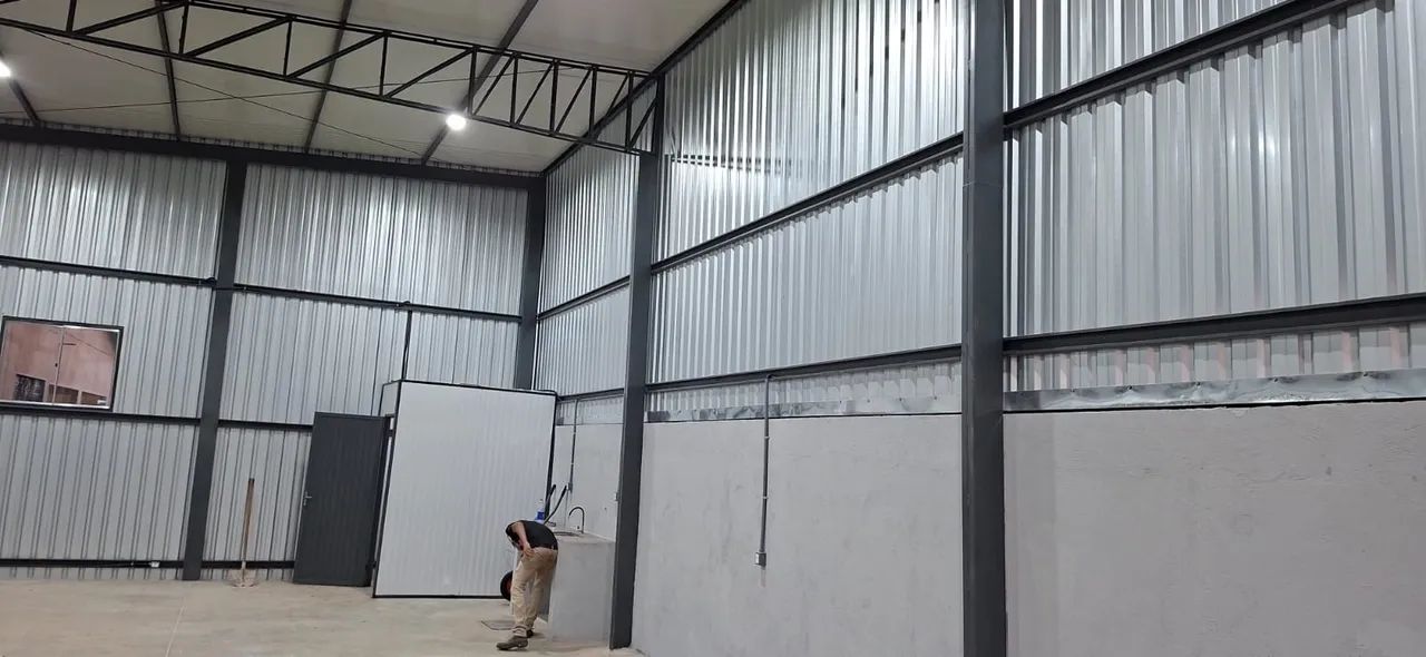 Construção de galpão 