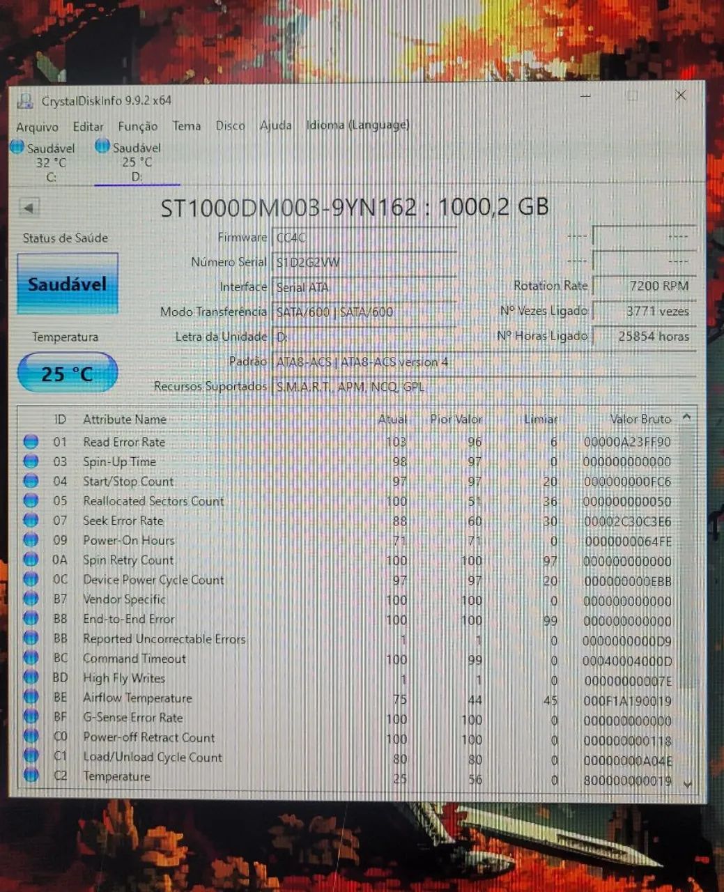 HD de 1 terabyte (1000GB) em ótimo estado. - Foto 4