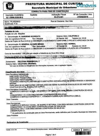 Terreno para alugar, 124 m² por r$ 1.000,00/mês - vista alegre - curitiba/pr - Foto 13