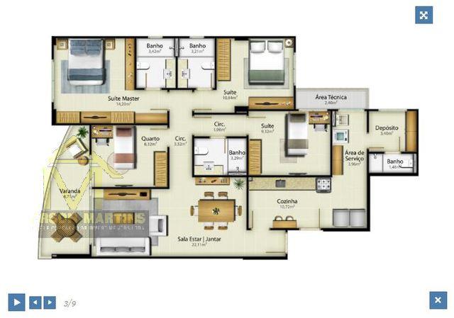 Apartamento à venda com 4 dormitórios em Jardim camburi, Vitória cod:6214 - Foto 10