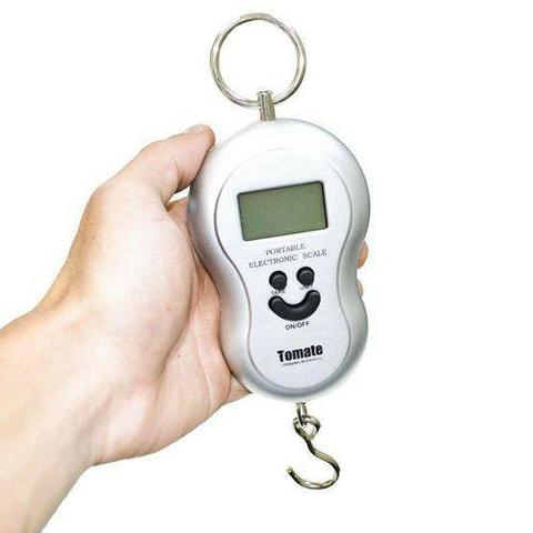 Balança De Mão Gancho Digital - Até 50kg - Stc-01 Tomate