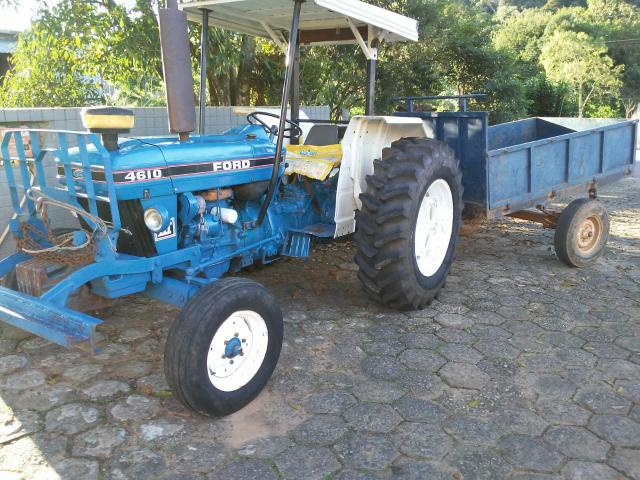 Vendo trator Ford 4610 ano 1987 - Foto 2