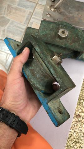 Roldana de bordo bronze