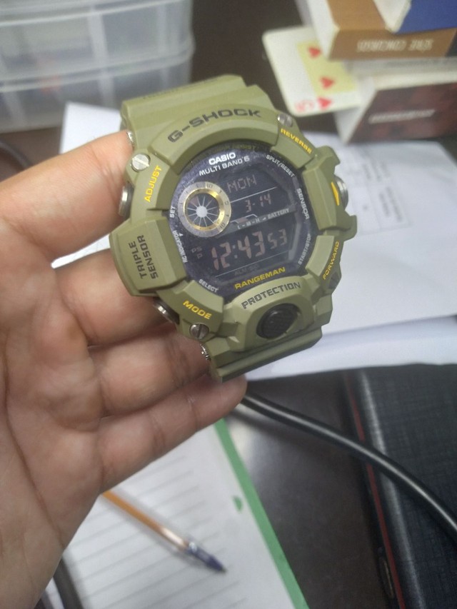 casio rangeman verde