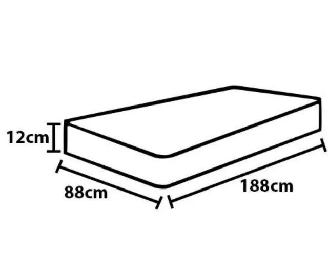 Colchão Solteiro D20 Biflex 88x188x12cm Novo Fazemos Entrega - Foto 2