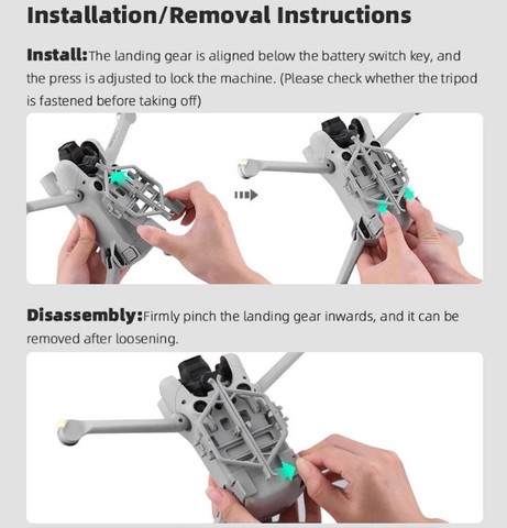 Dji Mini 3  Trem De Pouso Dobravel  Arduino Automação COD-CP695   - Foto 5