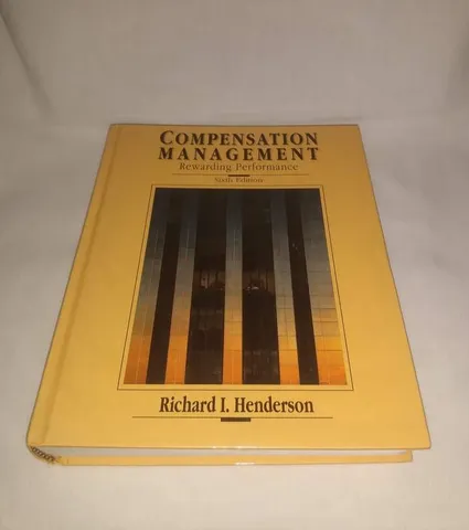 Livro Compensation Management Richard I. Henderson 6 edição <br>Importado em Inglês