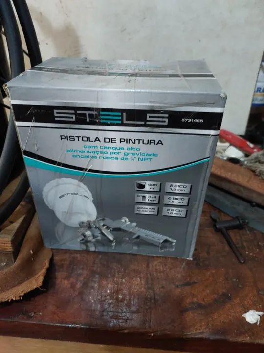 Compressor Artesanal com Pistola de pintura - Foto 2