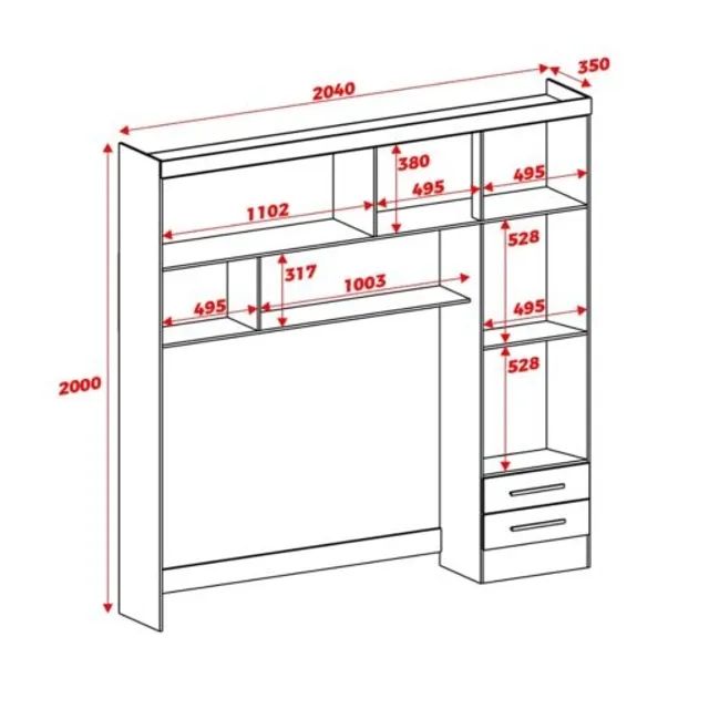 Guarda roupa modulado 4 Portas + Guarda-Roupa 6 Portas Hércules tt - Foto 2