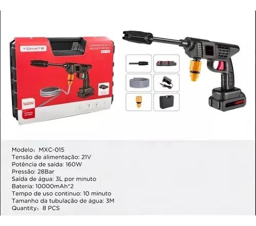 Lavadora de Alta Pressão Portátil Tomate MXC-015A - Foto 5