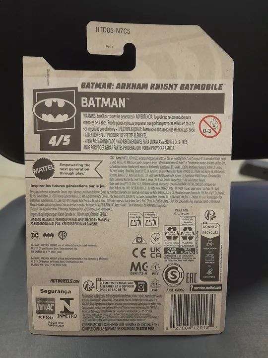 HOT WHEELS  BATMAN ARKHAM KNIGHT BATMOBILE 2024 - Foto 5